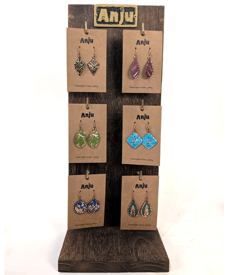 Anju Patina Earrings - Handcrafted by Artisans