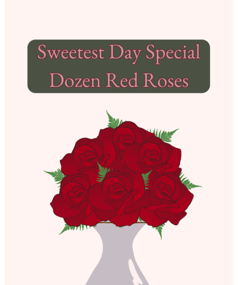 Sweetest Day Roses - Dozen Red Rose Special